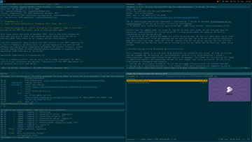 A second screenshot of my desktop. This time with some clients mashed together in one single screenshot.