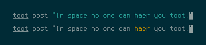 Vim with syntax highlighting enable and disabled for the zsh buffer